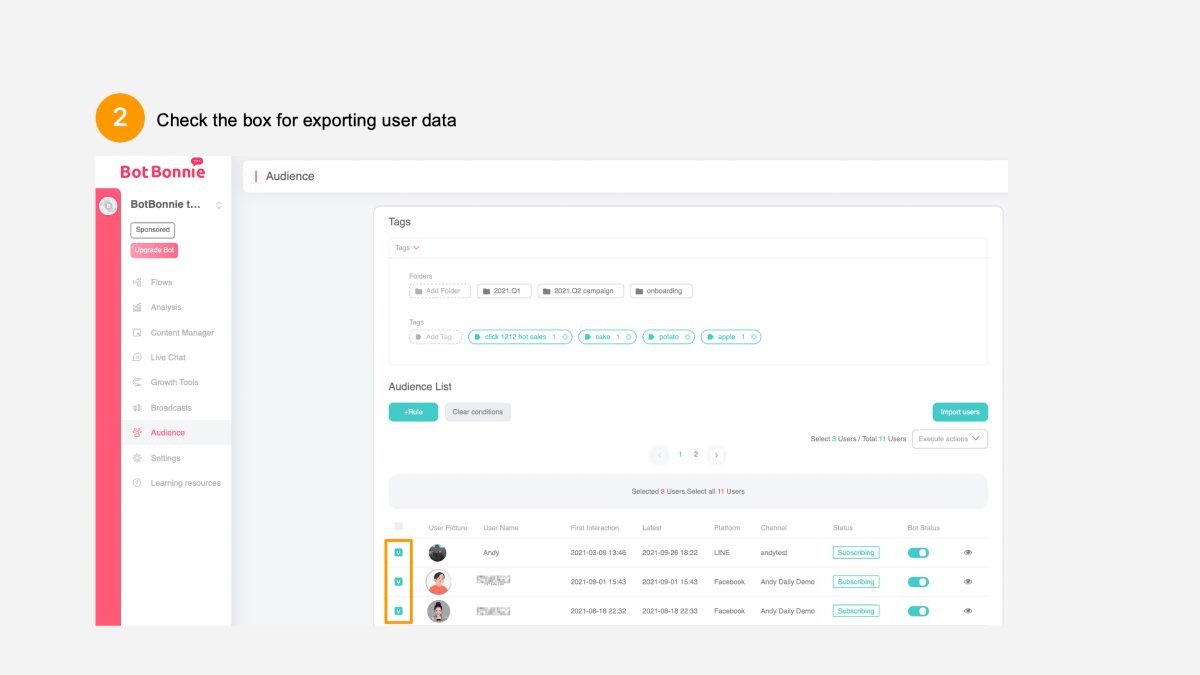 Export Data