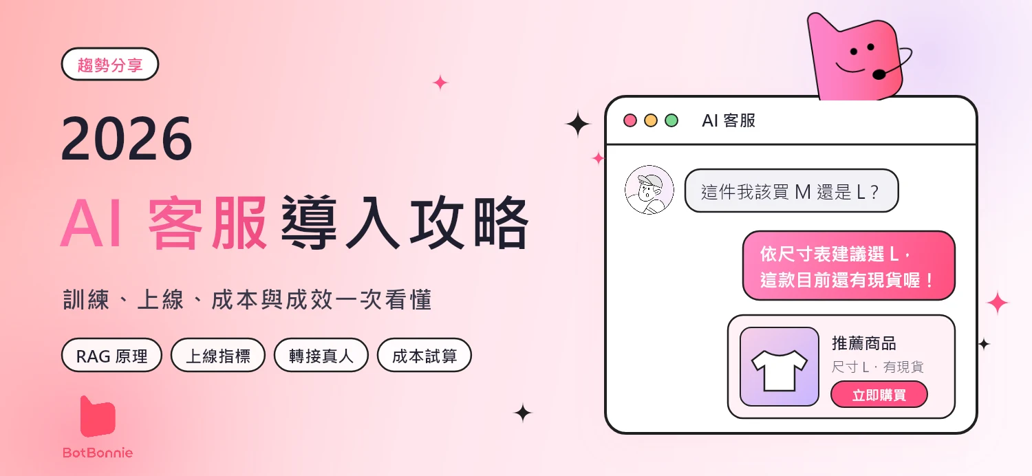 2026 AI 客服導入攻略：訓練、上線、成本與成效一次看懂